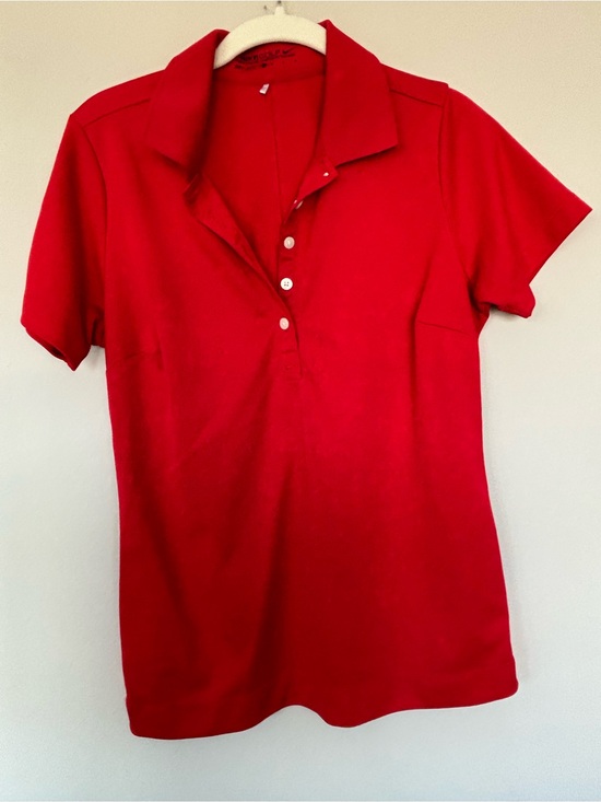 Nike Tops - Nike Golf Women's Red Short Sleeve Polo Tee
